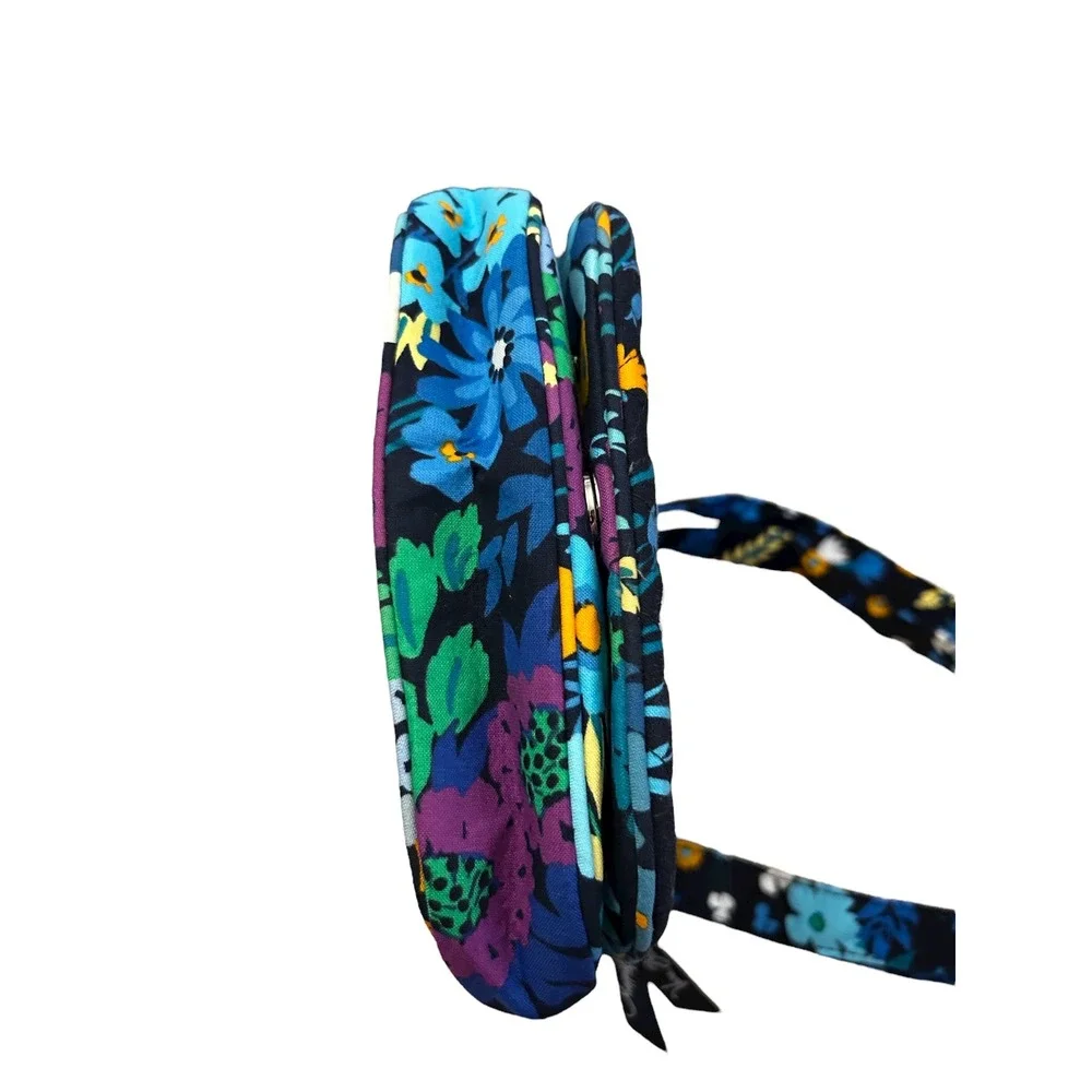 Vera Bradley Midnight Blues Little Flap Hipster Crossbody Purse Bag NWT